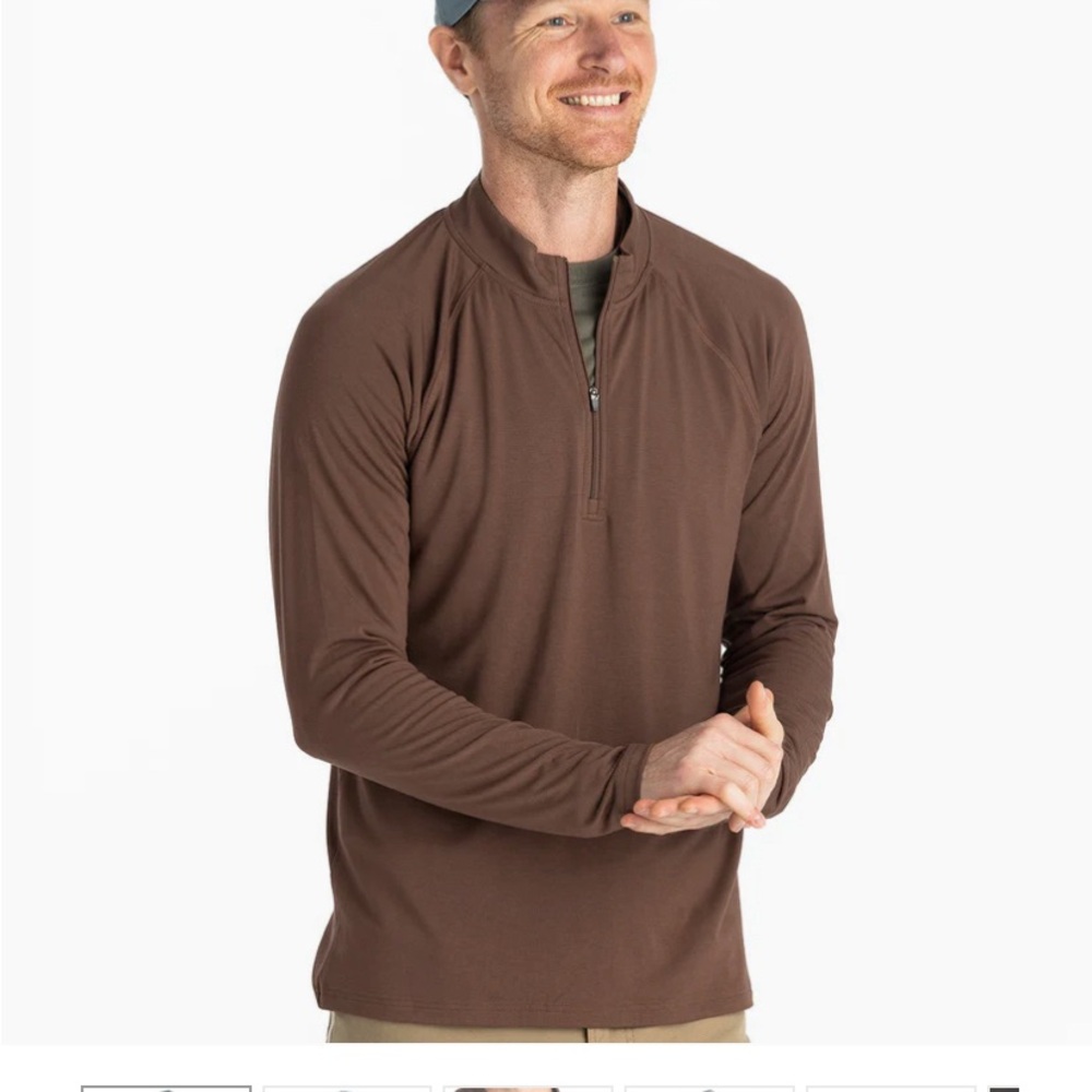 NWT Free Fly Quarter Zip